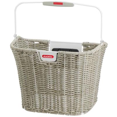 Klickfix Fr.basket r&k structura retro stone grey