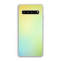 Minty mist pastel: Samsung Galaxy S10 5G Transparant Hoesje