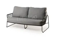 Tierra Outdoor Loungebank Rivera 2-zit Charcoal