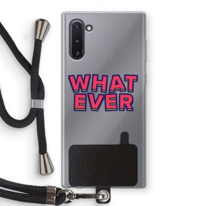 Whatever: Samsung Galaxy Note 10 Transparant Hoesje met koord