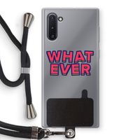 Whatever: Samsung Galaxy Note 10 Transparant Hoesje met koord