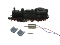 micromotor NA022 motor ombouwset voor Arnold BR 74, K.P.E.V. T12, ÖBB Reihe 674, SNCF 130 TC, SNCB Reeks 96 - thumbnail