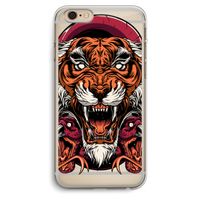 Tiger and Rattlesnakes: iPhone 6 Plus / 6S Plus Transparant Hoesje
