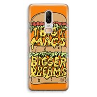 Big Macs Bigger Dreams: OnePlus 6 Transparant Hoesje