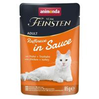 ANIMONDA Vom Feinsten Raffinesse in sauce Chicken with turkey - nat kattenvoer - 85g
