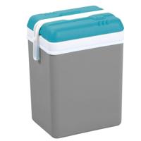 Promotion koelbox - 15 liter - kunststof - grijs - 30 x 22 x 39 cm