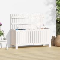 Tuinbox 108x42,5x54 cm massief grenenhout wit Tuinbox 108x42,5x54 cm massief grenenhout wit