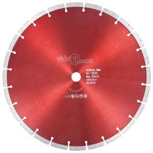 VidaXL Diamantzaagblad 350 mm staal