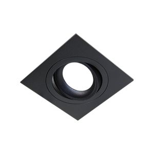 Noxion Verzonken Spot Boxi MR16 Kantelbaar Zwart | Zaagmaat 80mm - GU10 Fitting