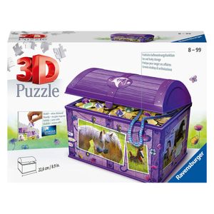 Ravensburger 3D-puzzel opbergdoos paarden - 216 stukjes