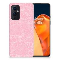 OnePlus 9 | TPU Case | White Flowers