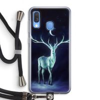 Nightbringer: Samsung Galaxy A40 Transparant Hoesje met koord