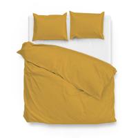 Dekbedovertrek Katoen Satijn Satinado Ochre Gold Effen 240x200 Cm Zo!Home - Dekbed-Discounter.nl