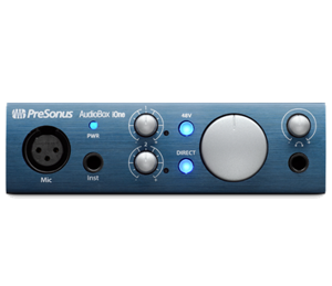 PreSonus AUDIOBOX I ONE digitale audio-recorder 24 Bit 96 kHz Zwart, Blauw