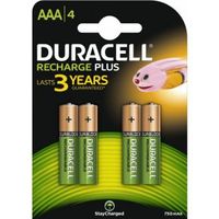 Duracell AAA Oplaadbare batterijen (4 stuks)