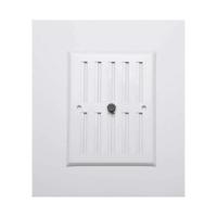 Rooster Fepre Aanpasbaar Aluminium Wit (17 x 13 cm)