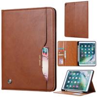 Knead huidtextuur horizontaal Flip lederen case voor iPad Air 2019 10 5 inch met foto frame & houder & kaartsleuven & portemonnee & pen sleuf (bruin)