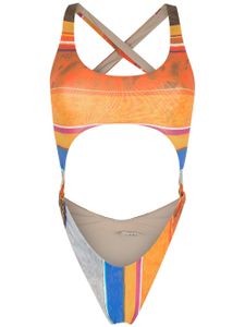 Amir Slama maillot de bain à rayures - Multicolore