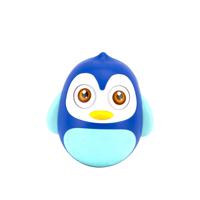 Happy World Pinguïn Tuimelaar + Geluid Blauw - thumbnail