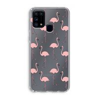 Anything Flamingoes: Samsung Galaxy M31 Transparant Hoesje