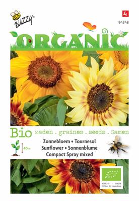 Organic Helianthus dwarf Spray gemengd (Skal 14725) Tuinplus - Buzzy