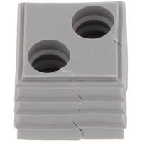 CONTA-CLIP KDS-DE 2X8 GR Afdichtingselement Thermoplastisch elastomeer Grijs 10 stuk(s)