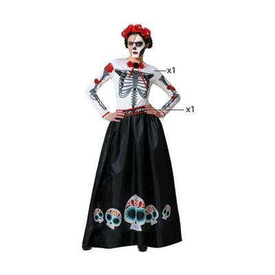 Kostuums voor Volwassenen Skelet Mexicaan Multicolour (XS/S)