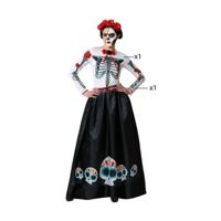 Kostuums voor Volwassenen Skelet Mexicaan Multicolour (XS/S)