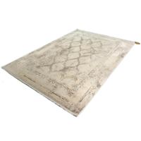Exclusief Viscose Vloerkleed - Mozaïek Vintage Design - Grijs-160 x 230 cm