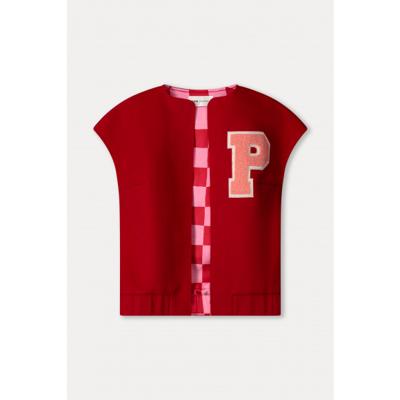 Pom Amsterdam - Rood | Dames | Gilet | Rood | 44 | regular | Kamst mode