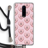 Chicks before dicks: OnePlus 8 Transparant Hoesje met koord