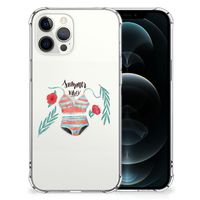 iPhone 12 Pro Max Stevig Bumper Hoesje Boho Summer - thumbnail