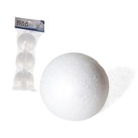 Piepschuim hobby vormen DIY ballen - 3x - styropor bollen - 7 cm - thumbnail