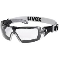 uvex pheos guard 9192180 Veiligheidsbril Incl. UV-bescherming Zwart, Grijs