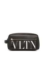 Valentino Garavani trousse de toilette à imprimé VLTN - Noir - thumbnail