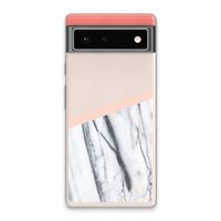 A touch of peach: Google Pixel 6 Transparant Hoesje