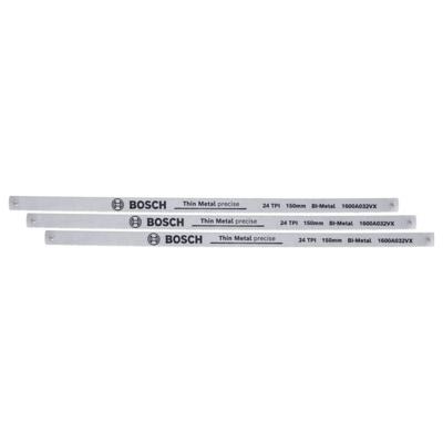Bosch Home and Garden 1600A032UL Handgereedschap beugelzaagbladen 150 mm 24 TPI 3 stuks Zaagbladlengte 150 mm