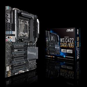 ASUS WS C422 SAGE/10G Intel® C422 LGA 2066 (Socket R4) CEB server-/werkstationmoederbord