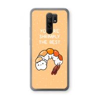 You're Shrimply The Best: Xiaomi Redmi 9 Transparant Hoesje
