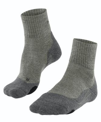 Falke TK2 Explore Wool Korte Wandelsok Heren Kitt Mouline 44-45