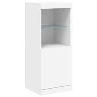 vidaXL Dressoir met LED-verlichting 41x37x100 cm wit - thumbnail