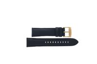 Horlogeband Fossil BQ1487 Leder Blauw 22mm