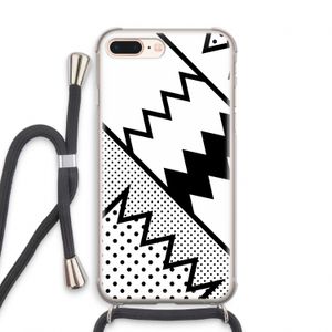 Pop Art #5: iPhone 7 PLUS Transparant Hoesje met koord
