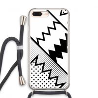 Pop Art #5: iPhone 7 PLUS Transparant Hoesje met koord