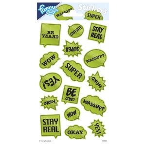 Totum Stickervel reflecterend - tekstballonnen