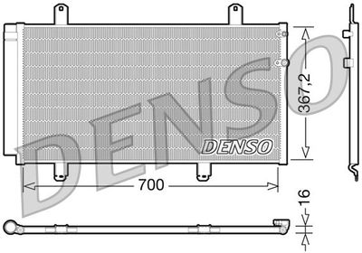 Airco condensor DCN51004