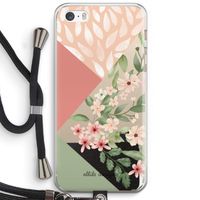 Sweet heaven geometrics: iPhone 5 / 5S / SE Transparant Hoesje met koord