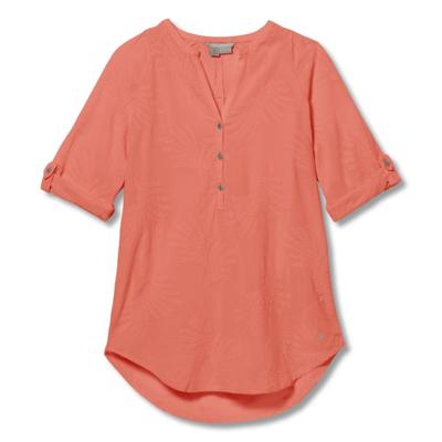 Royal Robbins Oasis Tunic II 3/4 Sleeve Shirt Dames Light Coral S