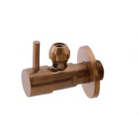 Xellanz Minimal Hoekstopkraan - 1/2x3/8 - of Knel - 10mm - Geborsteld Brons Koper PVD
