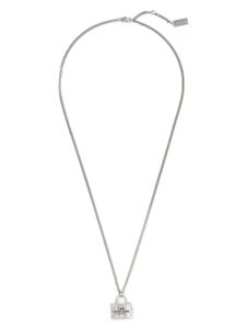 Marc Jacobs collier à pendentif The Tote Bag - Argent